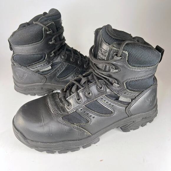 Thorogood Deuce Black Leather Composite 6" Work Safety Tactical Boots Men 10 - Picture 1 of 15
